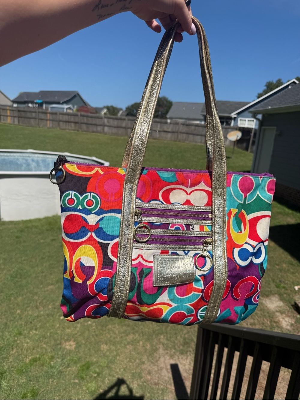 Coach Poppy Tote